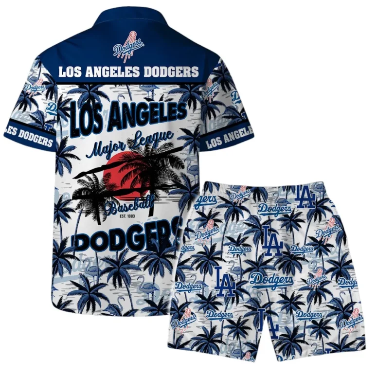 Los Angeles Dodgers Major League Baseball Palms Hawaiian Shirt