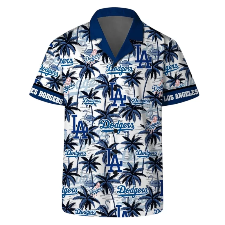 Los Angeles Dodgers Major League Baseball Palms Hawaiian Shirt