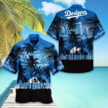 Los Angeles Dodgers Ocean Breeze Hawaiian Shirt