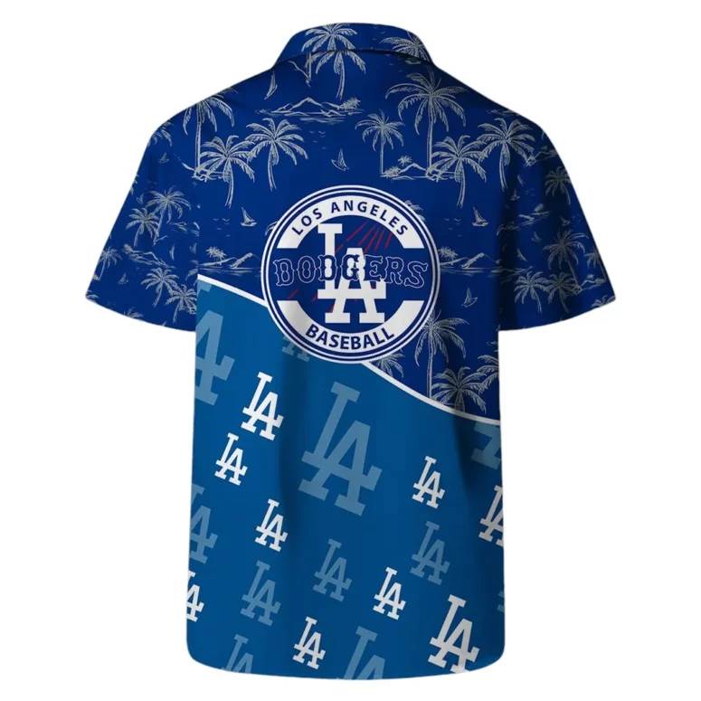 Los Angeles Dodgers Palm Paradise Hawaiian Shirt