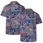 Los Angeles Dodgers Retro Patchwork Hawaiian Shirt - TeeAloha