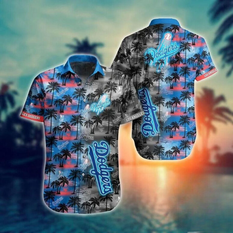 Los Angeles Dodgers Tropical Twilight Hawaiian Shirt