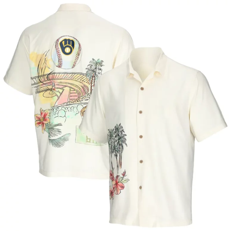 Milwaukee Brewers Ballpark Paradise Hawaiian Shirt