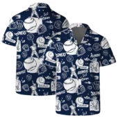 Milwaukee Brewers Doodle Hawaiian Shirt - TeeAloha