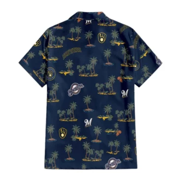 Milwaukee Brewers Island Paradise Hawaiian Shirt