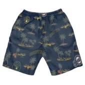 Milwaukee Brewers Island Paradise Hawaiian Short Back - TeeAloha