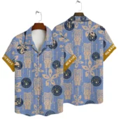 Milwaukee Brewers Tiki Floral Hawaiian Shirt - TeeAloha