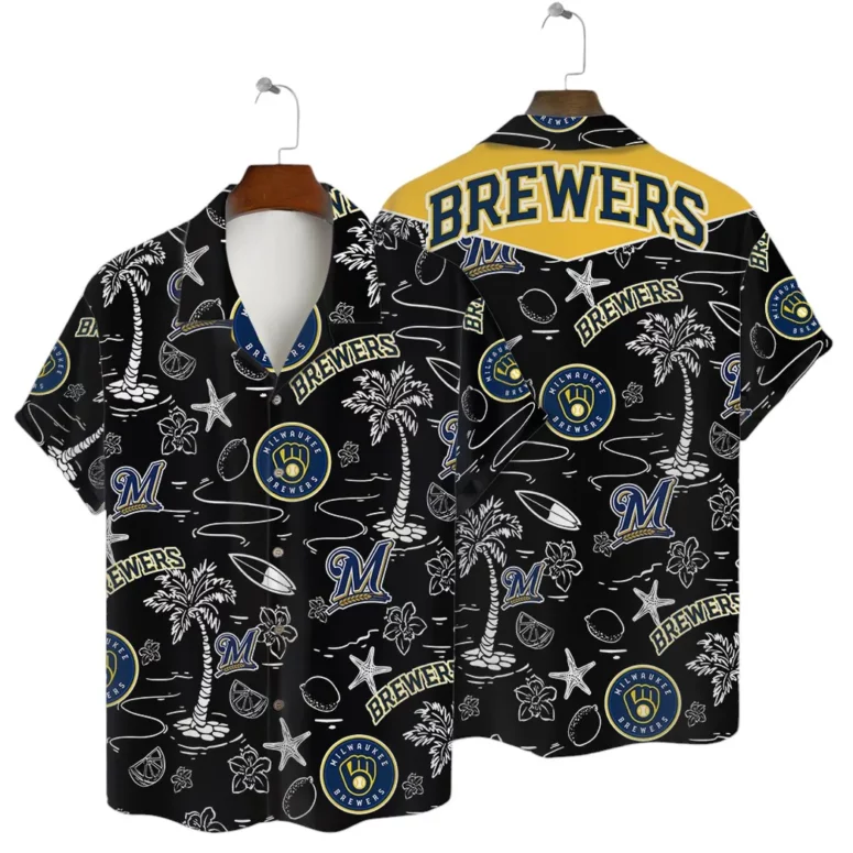 Milwaukee Brewers Tropical Nights Hawaiian Shirt