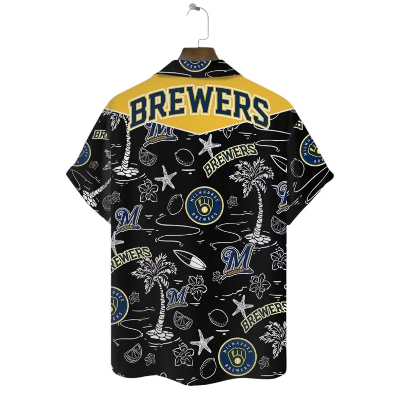 Milwaukee Brewers Tropical Nights Hawaiian Shirt