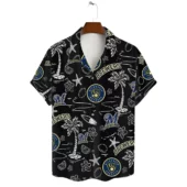 Milwaukee Brewers Tropical Nights Hawaiian Shirt Front - TeeAloha