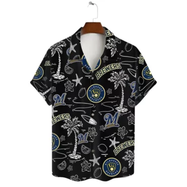 Milwaukee Brewers Tropical Nights Hawaiian Shirt