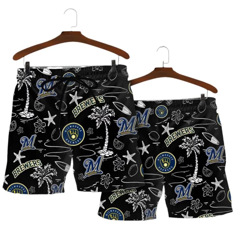 Milwaukee Brewers Tropical Nights Hawaiian Shirt