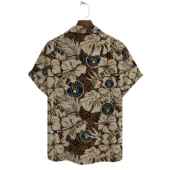 Milwaukee Brewers Tropical Vibes Hawaiian Shirt Back - TeeAloha