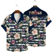 Minnesota Twins Beachside Breeze Hawaiian Shirt - TeeAloha