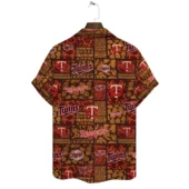 Minnesota Twins Coastal Comfort Hawaiian Shirt Back - TeeAloha