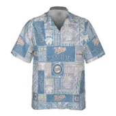 Minnesota Twins Palm Paradise Hawaiian Shirt Front - TeeAloha