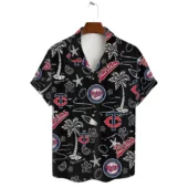 Minnesota Twins Tropical Spirit Hawaiian Shirt Front - TeeAloha