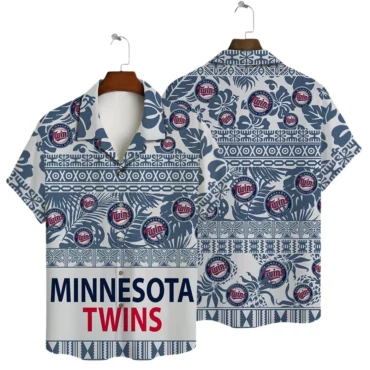 Minnesota Twins Vintage Tropics Hawaiian Shirt