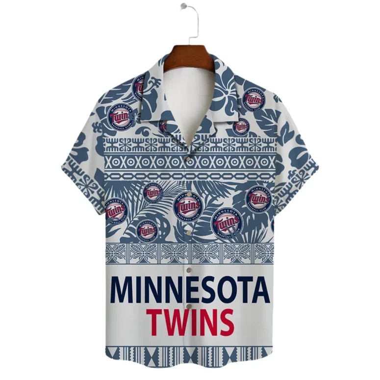 Minnesota Twins Vintage Tropics Hawaiian Shirt