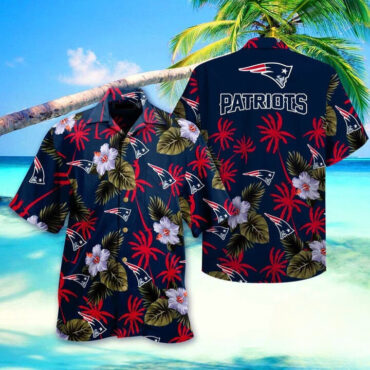 New England Patriots Aloha Breeze Hawaiian Shirt