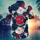 New England Patriots Aloha Pride Hawaiian Shirt Back - TeeAloha