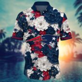 New England Patriots Aloha Pride Hawaiian Shirt Front - TeeAloha