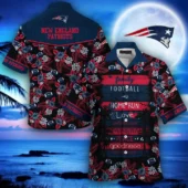 New England Patriots Coastal Breeze Hawaiian Shirt