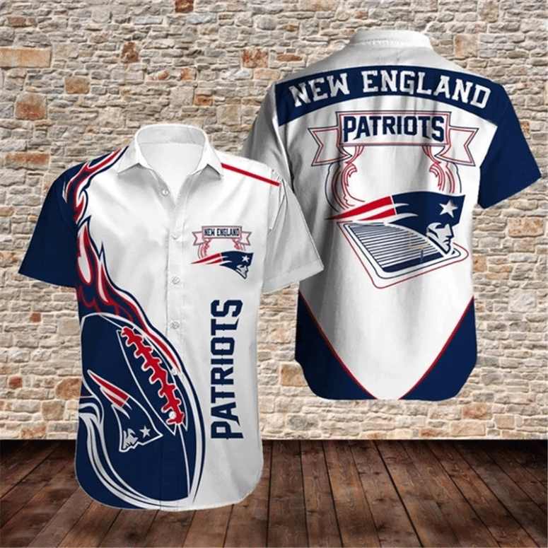 New England Patriots Island Escape Hawaiian Shirt