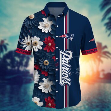 New England Patriots Island Style Hawaiian Shirt