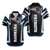 New England Patriots Sunset Shores Hawaiian Shirt