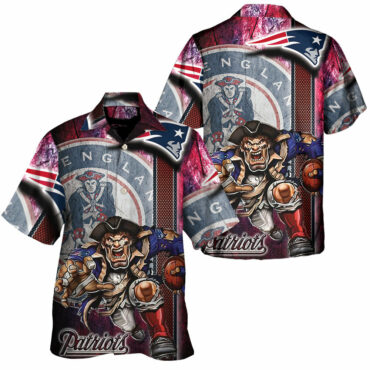 New England Patriots Tropical Game Hawaiian Shirt