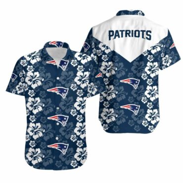 New England Patriots Tropical Spirit Hawaiian Shirt