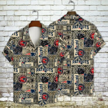 New England Patriots Tropical Touch Hawaiian Shirt