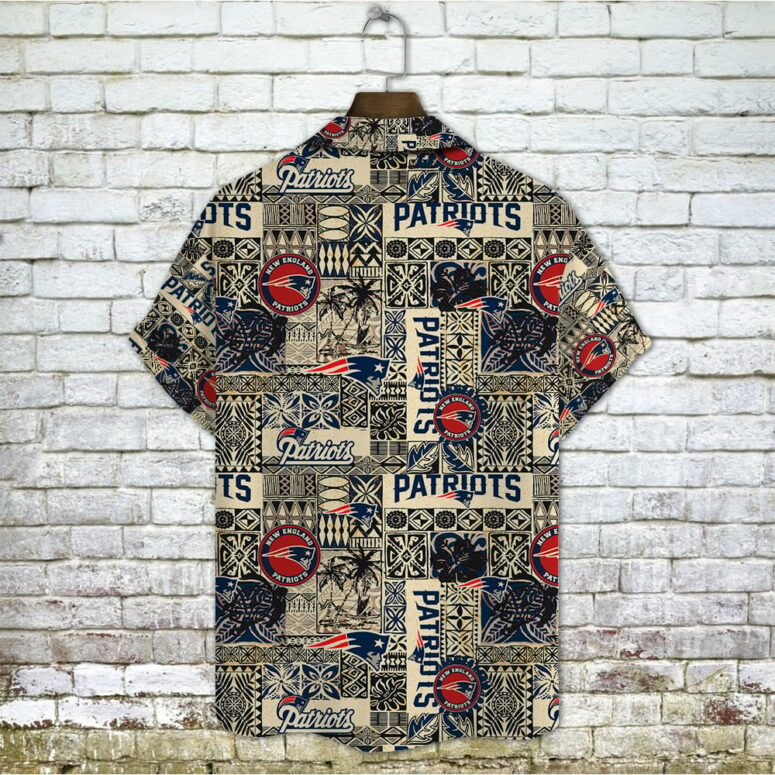 New England Patriots Tropical Touch Hawaiian Shirt