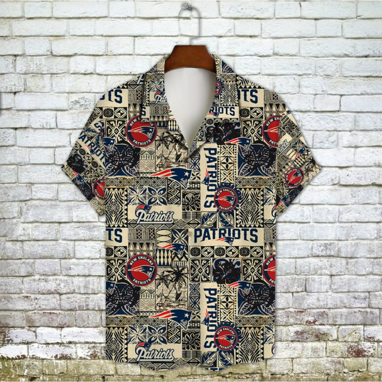 New England Patriots Tropical Touch Hawaiian Shirt