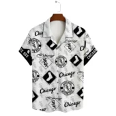 Personalized Chicago White Sox Coastal Dreams Hawaiian Shirt Front - TeeAloha