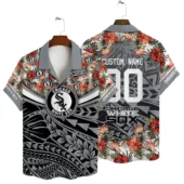 Personalized Chicago White Sox Flower Pattern Hawaiian Shirt - TeeAloha