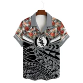 Personalized Chicago White Sox Flower Pattern Hawaiian Shirt Front - TeeAloha