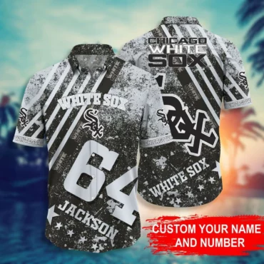 Personalized Chicago White Sox Tropical Breeze Hawaiian Shirt