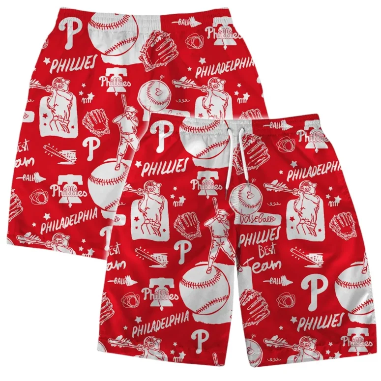 Philadelphia Phillies All-Star Doodle Hawaiian Shirt