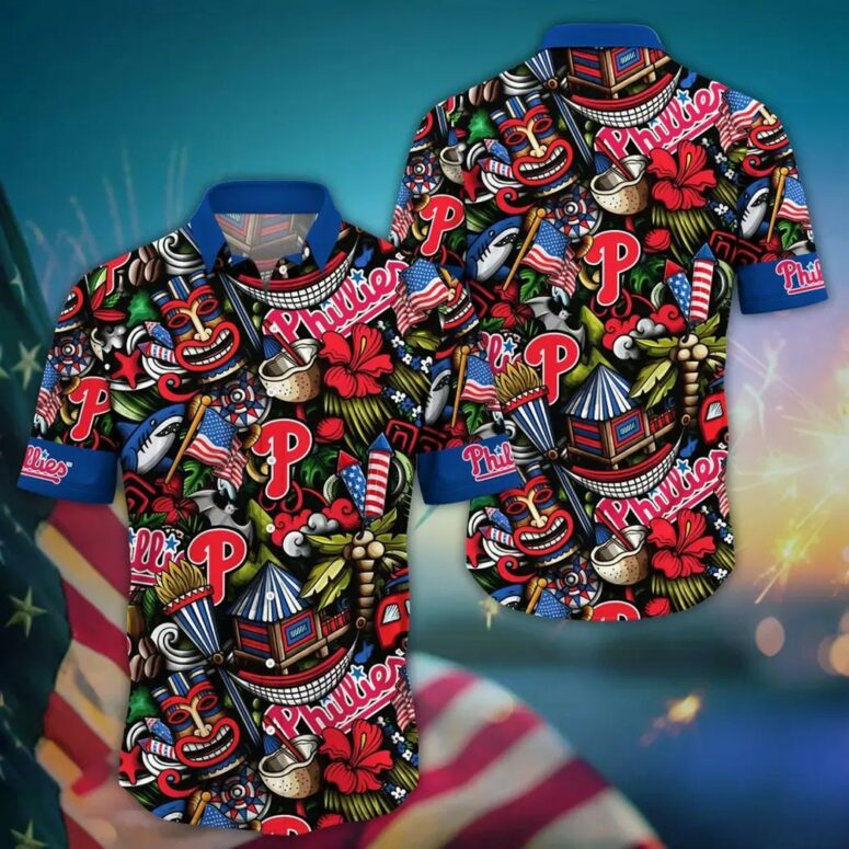 Philadelphia Phillies Carnival Fun Hawaiian Shirt