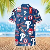 Philadelphia Phillies Classic Fanatic Hawaiian Shirt Back - TeeAloha