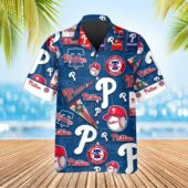 Philadelphia Phillies Classic Fanatic Hawaiian Shirt Front - TeeAloha