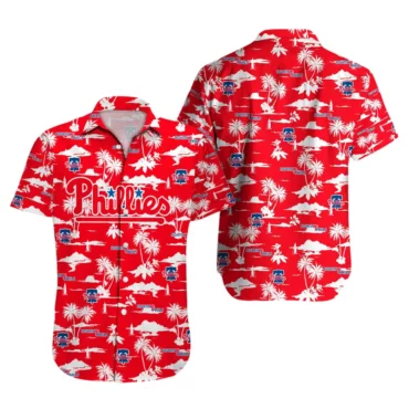 Philadelphia Phillies Coastal Breeze Hawaiian Shirt