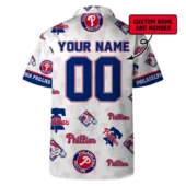 Philadelphia Phillies Custom Fan Hawaiian Shirt Back - TeeAloha