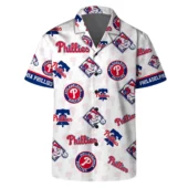 Philadelphia Phillies Custom Fan Hawaiian Shirt Front - TeeAloha