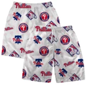 Philadelphia Phillies Custom Fan Hawaiian Short - TeeAloha