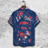 Philadelphia Phillies Fan Spirit Hawaiian Shirt Back - TeeAloha