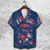 Philadelphia Phillies Fan Spirit Hawaiian Shirt Front - TeeAloha