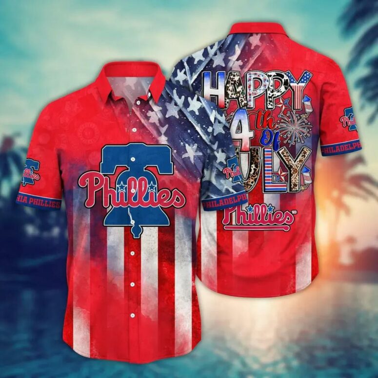 Philadelphia Phillies Fourth of July Celebration Hawaiian Shirt